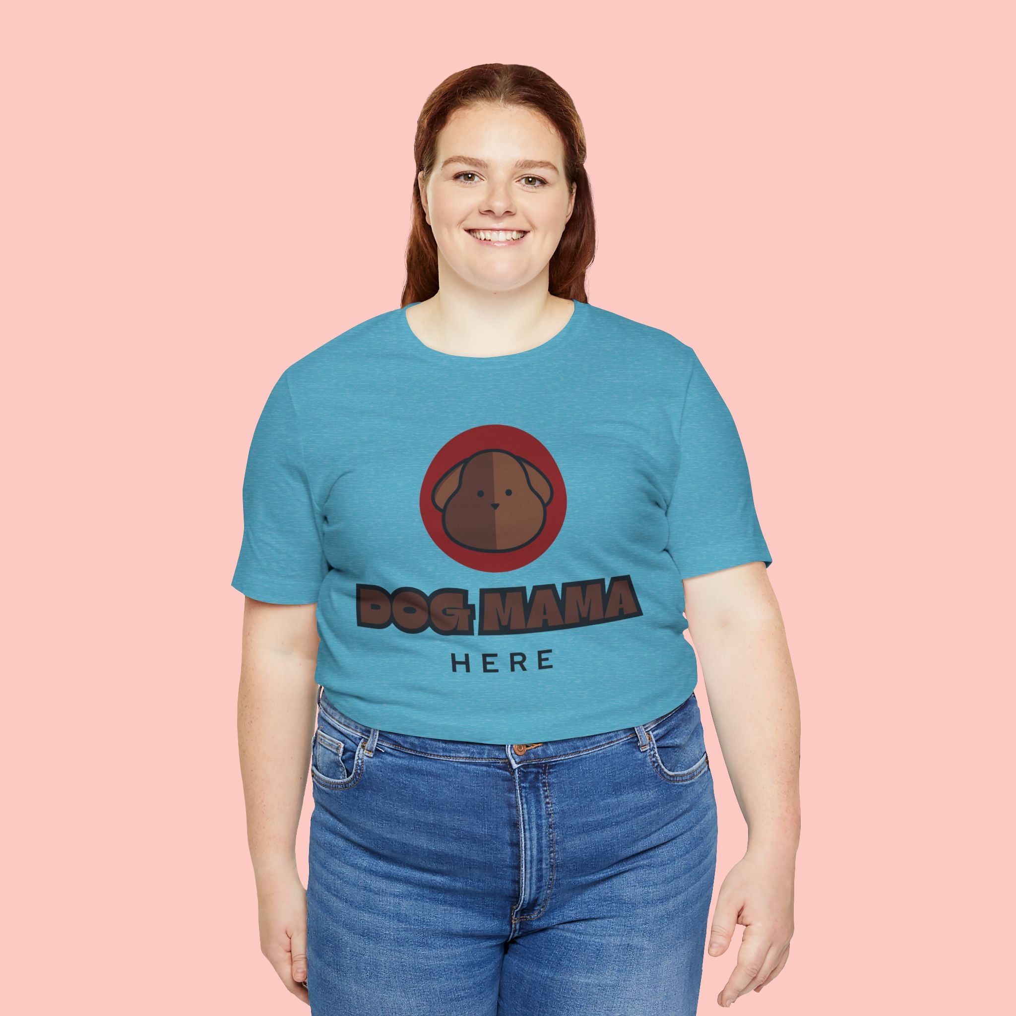 Dog Mama T-Shirt – Cute Brown Pup Graphic Tee
