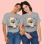 Dog Mom T-Shirt — "Love Your Dog Like a Mom" Paw Print Graphic