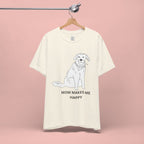Mom Makes Me Happy Dog T-Shirt