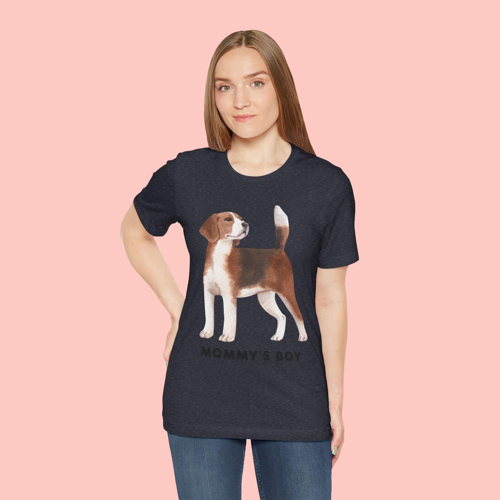 Mommy's Boy Beagle T-Shirt — Cute Dog Lover Tee