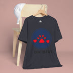 Dog Mama T-Shirt — Cute Paw & Heart Graphic Tee for Dog Lovers