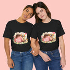 Dog Mom T-Shirt — Cute Floral Puppy Tee for Dog Lovers