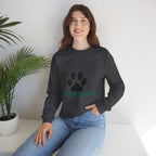 Paw Is My Favourite Sweatshirt – Cute Paw Print Crewneck for Dog & Cat Lovers