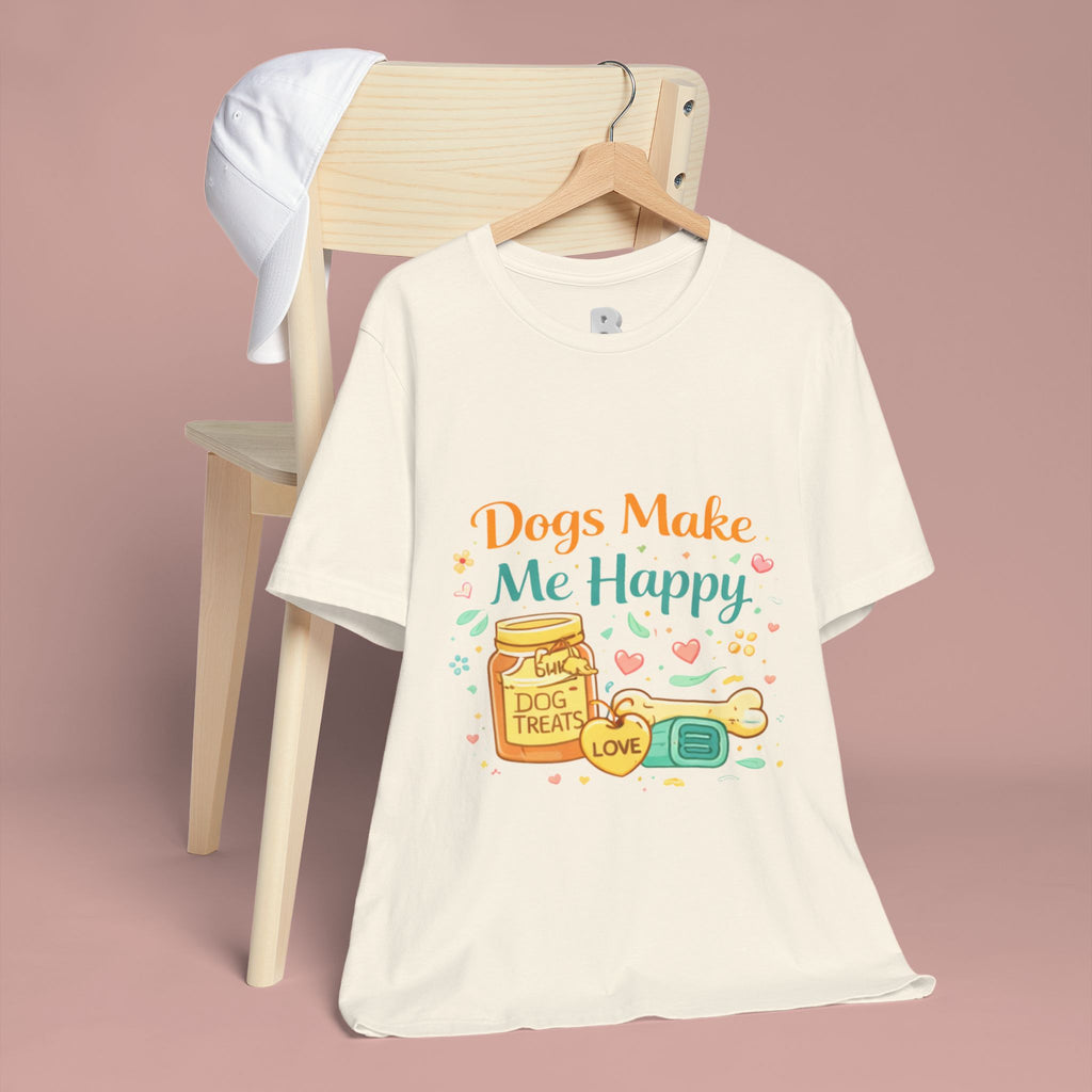 Dogs Make Me Happy T-Shirt