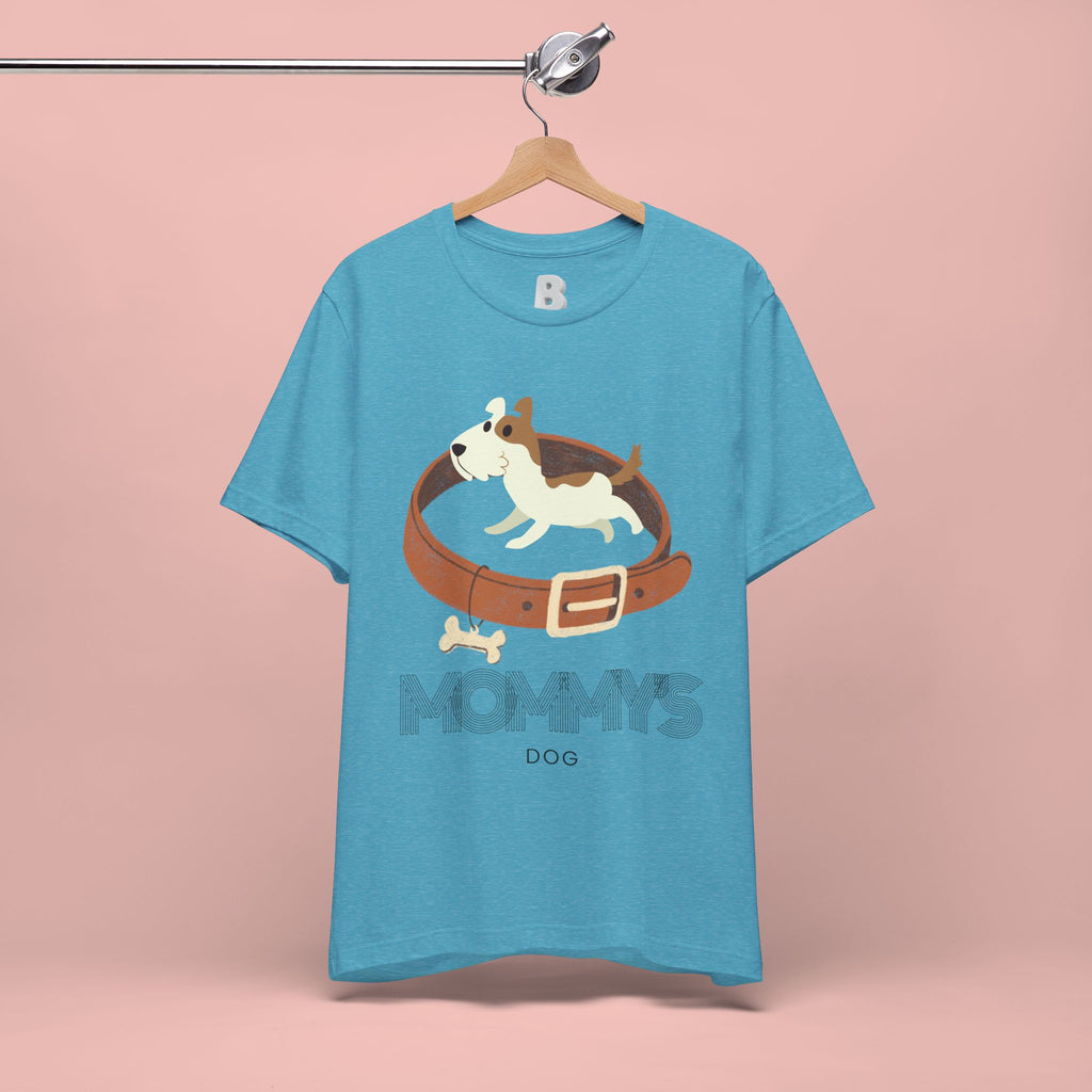 Mommy's Dog T-Shirt – Cute Puppy & Collar Graphic Tee for Dog Moms