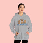 Dog Mom Hoodie — Cute Puppy Trio 'Dog Mom' Graphic Sweatshirt