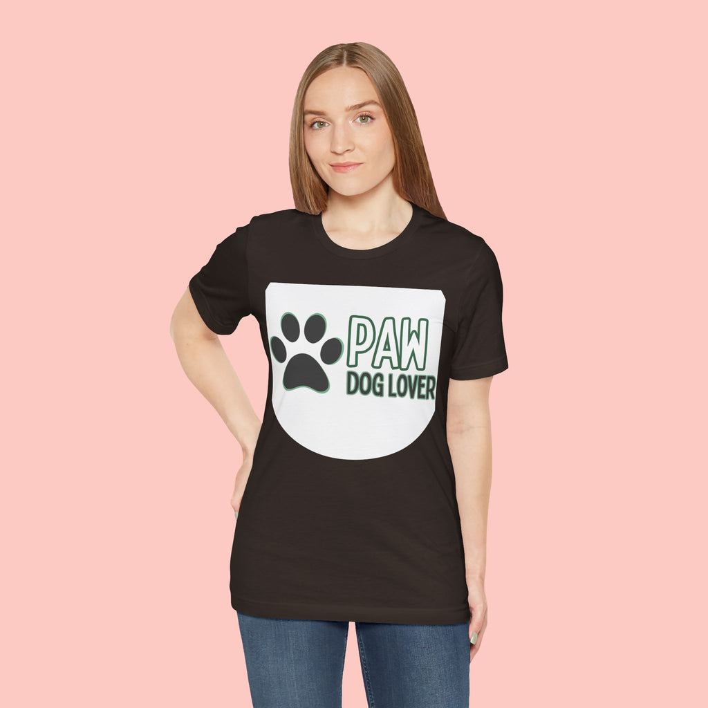 Paw Dog Lover T-Shirt — Cute Paw Print Tee for Dog Owners