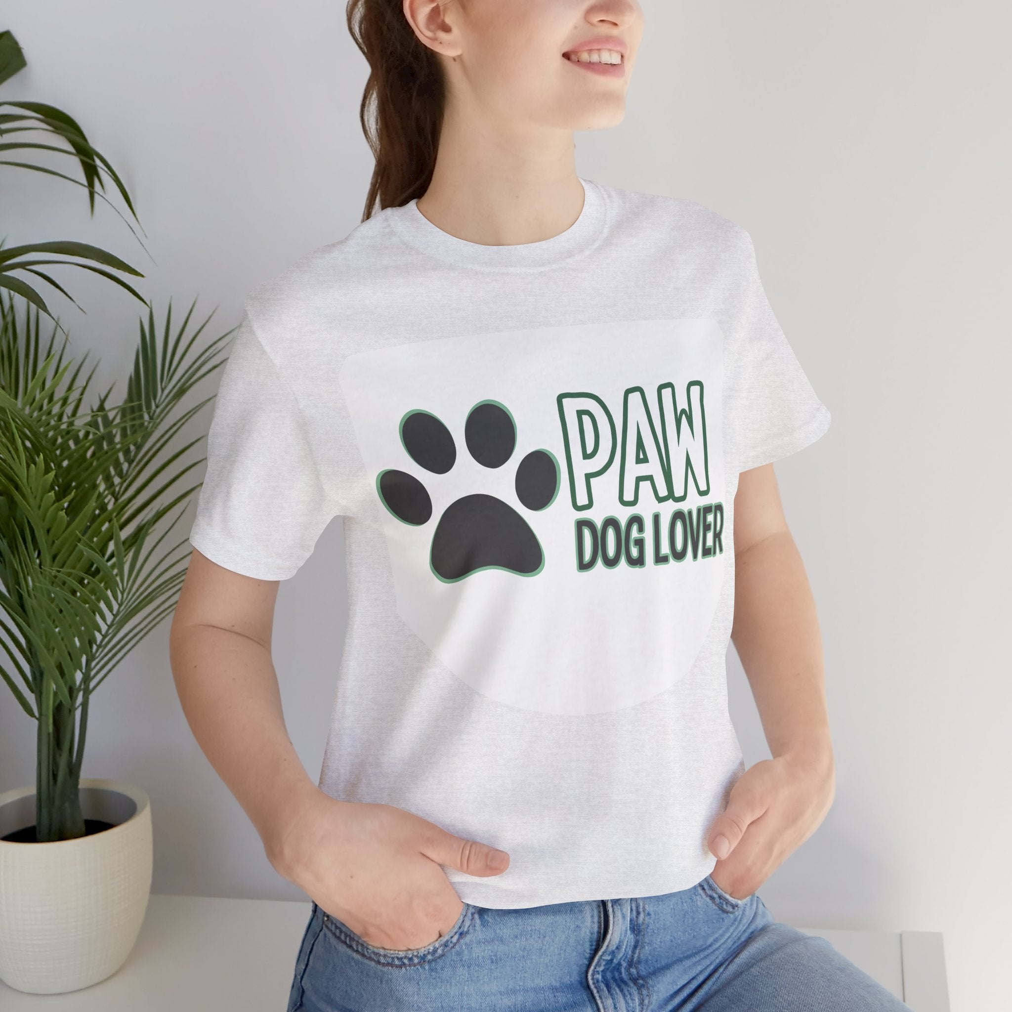 Paw Dog Lover T-Shirt — Cute Paw Print Tee for Dog Owners