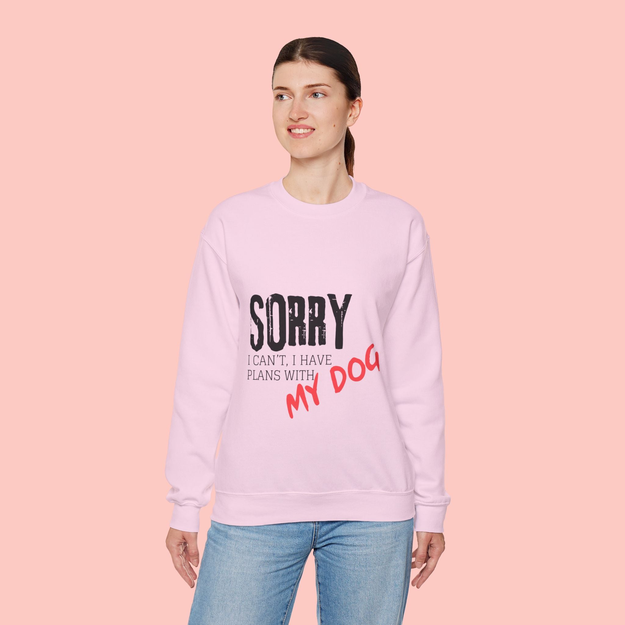 Sorry I Can't I Have Plans With My Dog Sweatshirt