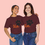 Don’t Mess With A Dog Mom T-Shirt — Paw Print Tee for Dog Lovers