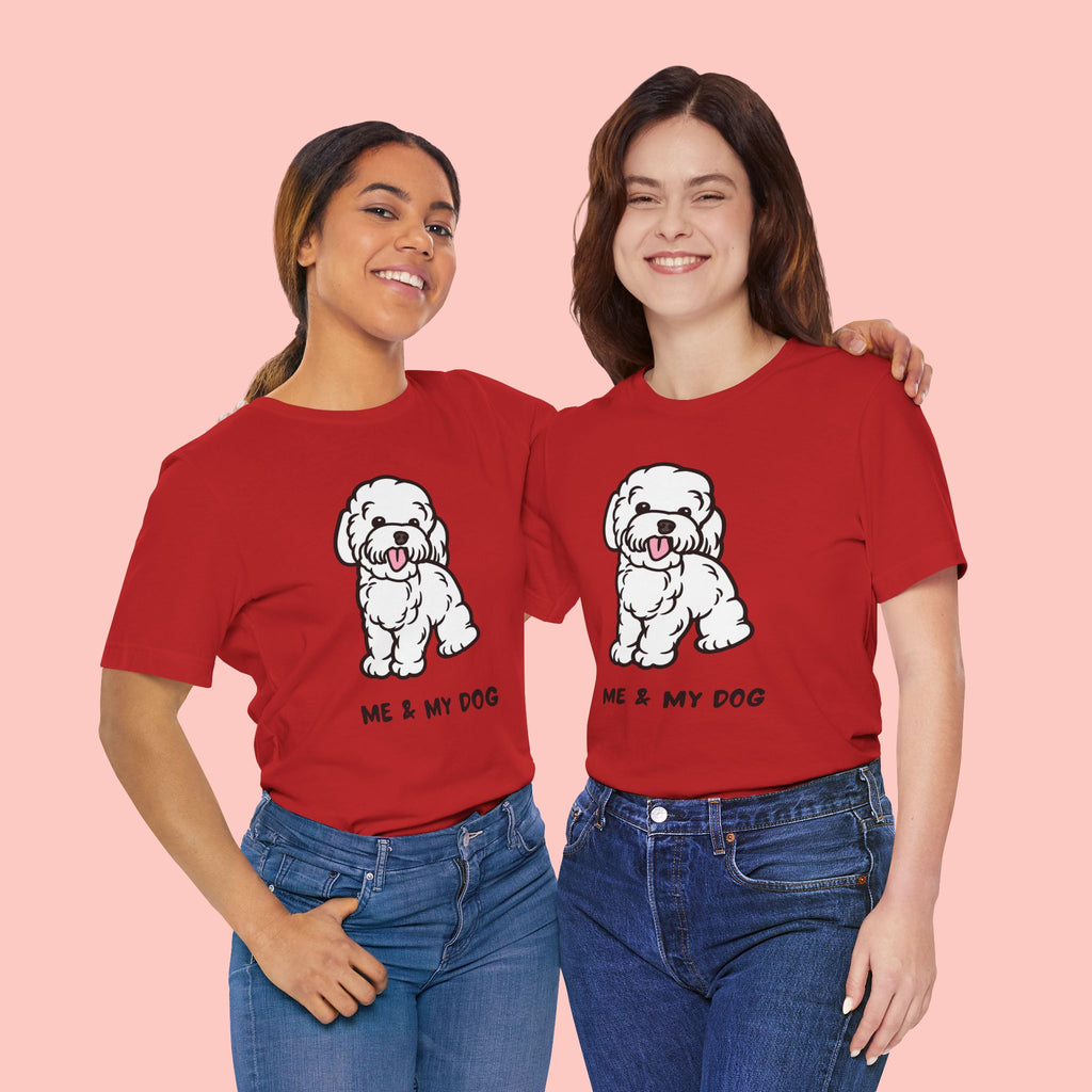 Me & My Dog T-Shirt — Cute Cartoon Puppy Tee for Dog Lovers