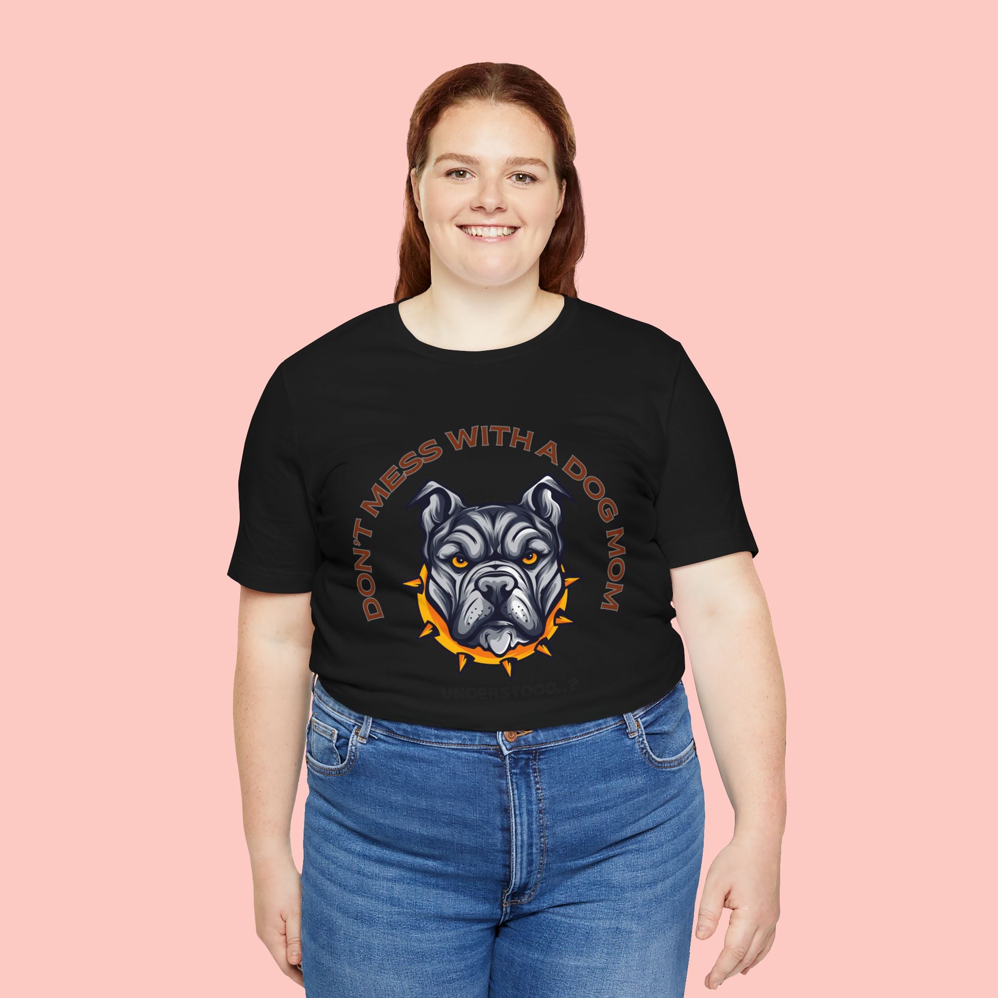 Dog Mom Tee — “Don't Mess With a Dog Mom” Graphic T‑Shirt