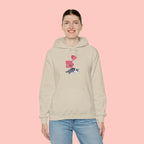 Kiss Your Dog Hoodie — Cute Heart & Dog Graphic Pullover