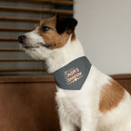 Mom's Shadow Pet Bandana Collar — Cute Paw Print Dog Collar Bandana