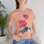 Kiss Your Dog T-Shirt — Cute Corgi with Heart Balloon Pet Lover Tee