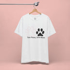 Two Paws, One Mom T-Shirt – Cute Dog Mom Paw Print Tee