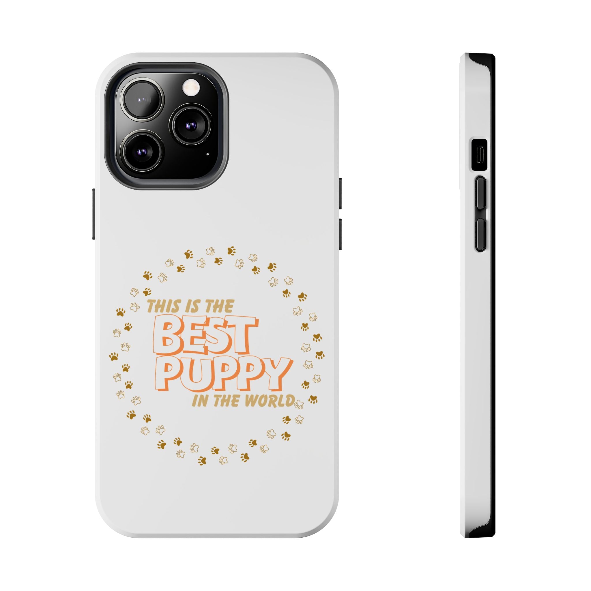 Best Puppy Phone Case — Cute Paw Print Tough Phone Case