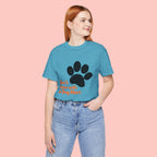 Don’t Mess With A Dog Mom T-Shirt — Paw Print Tee for Dog Lovers