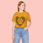 Fingerprint Heart Paw T-Shirt — Dog Paw Love Tee