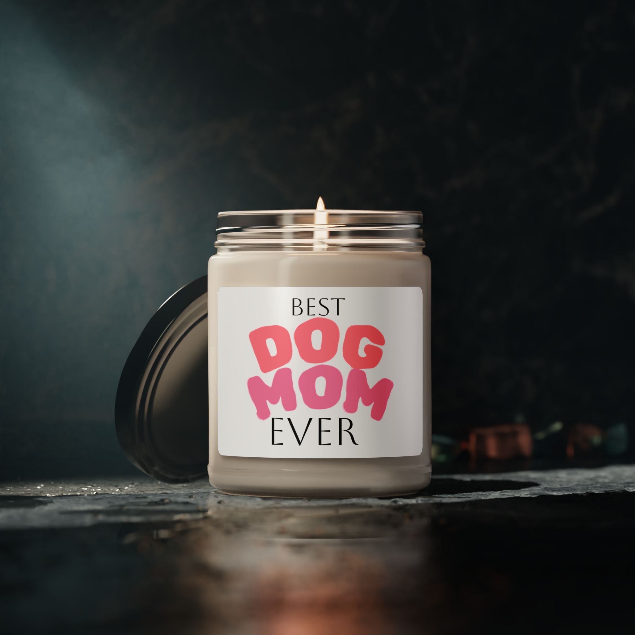 Best Dog Mom Ever Soy Candle — 9oz Scented Gift for Dog Lovers