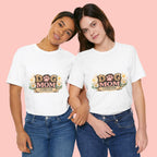 Dog Mom Forever T‑Shirt — Floral Paw Print Tee for Pet Lovers