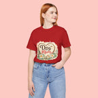 Dog Mom T-Shirt – Floral Heart Paw Design