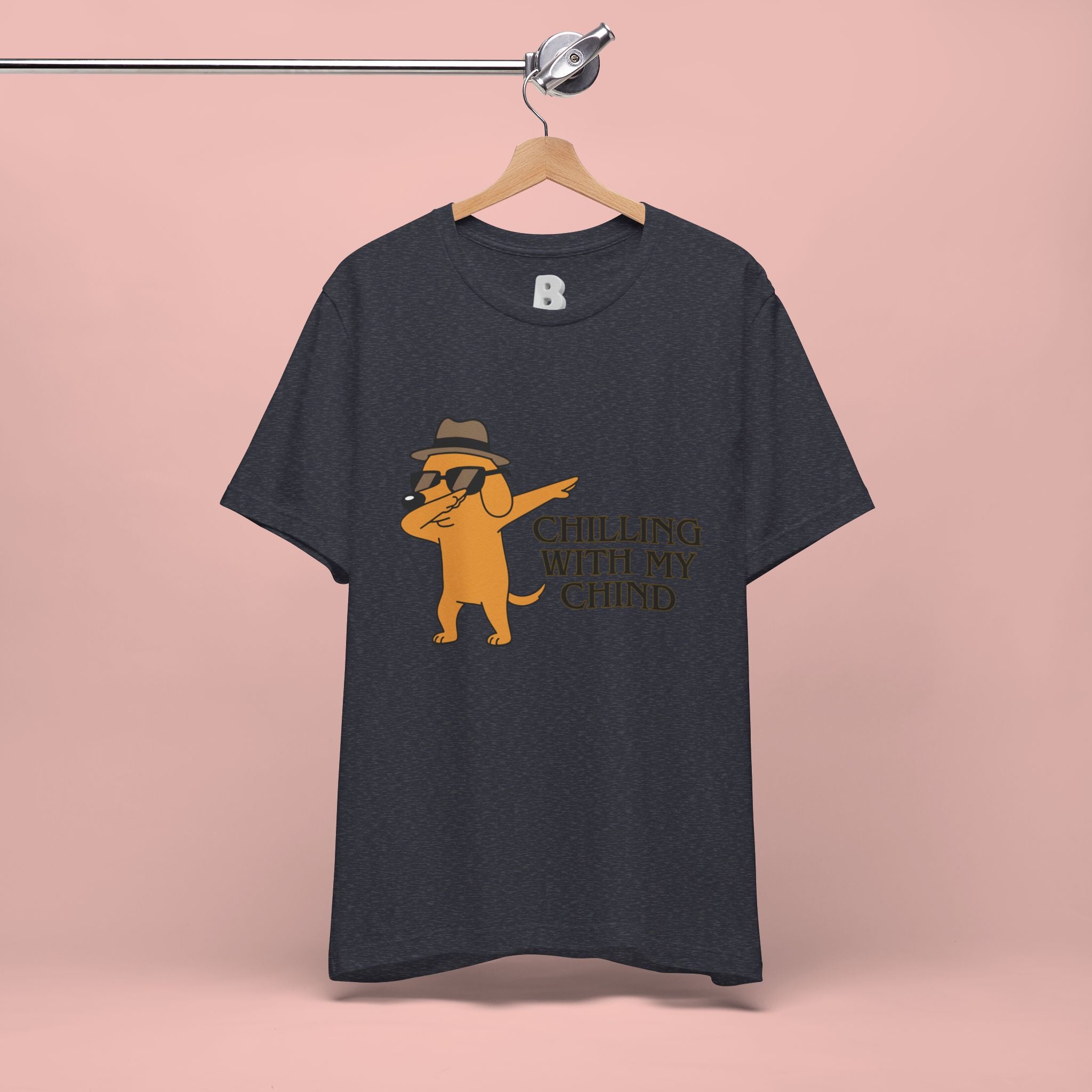 Chilling With My Chind T-Shirt — Funny Dabbing Cat Graphic Tee