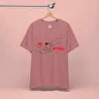 T-Shirt — "Me  My Dog" Minimalist Paw & Hand Illustration