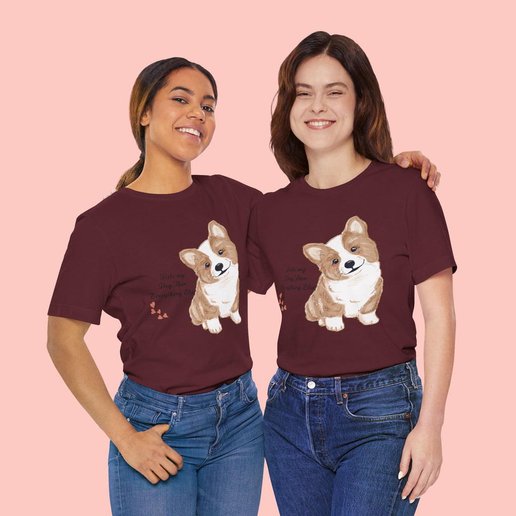 Corgi Love T-Shirt — "This my dog, then everything else" Cute Pet Tee