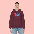 Dog Mom Hoodie – “I Am Not Single I Have Dog” Paw Print Hoodie