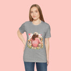Dog Mom T-Shirt - Cute Woman with Dogs Graphic Tee