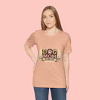 Dog Mom Forever T‑Shirt — Floral Paw Print Tee for Pet Lovers