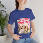 Proud Dog Mom T-Shirt — Cute Corgi & Golden Retriever Floral Tee for Pet Lovers