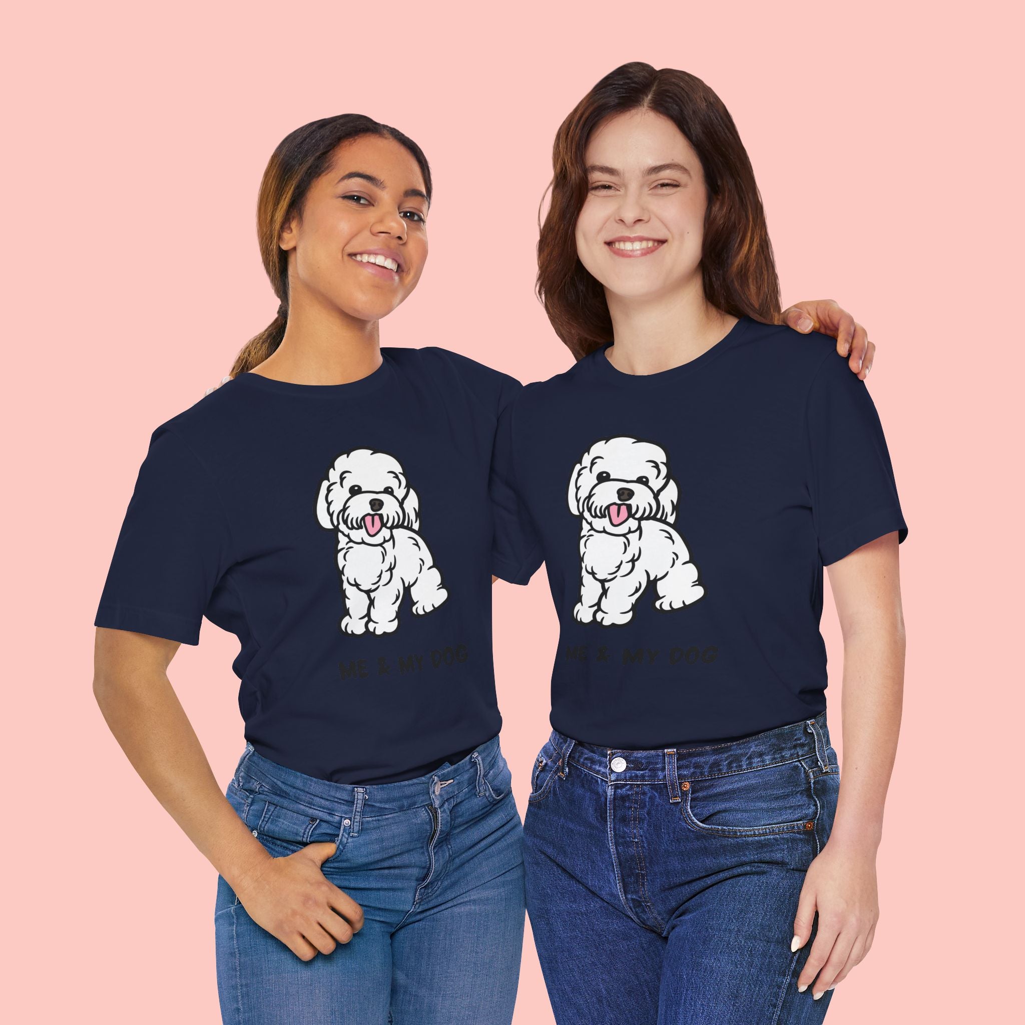 Me & My Dog T-Shirt — Cute Cartoon Puppy Tee for Dog Lovers