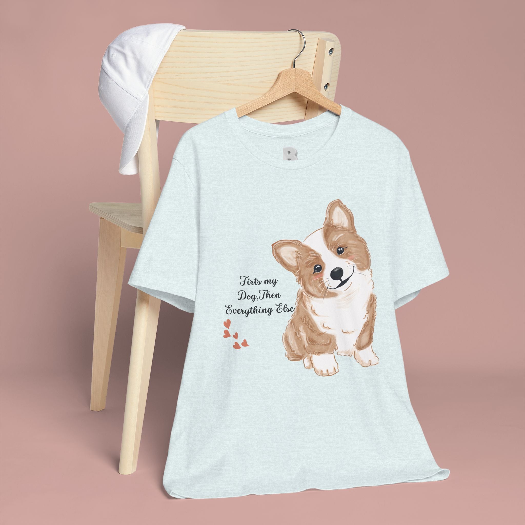 Corgi Love T-Shirt — "This my dog, then everything else" Cute Pet Tee