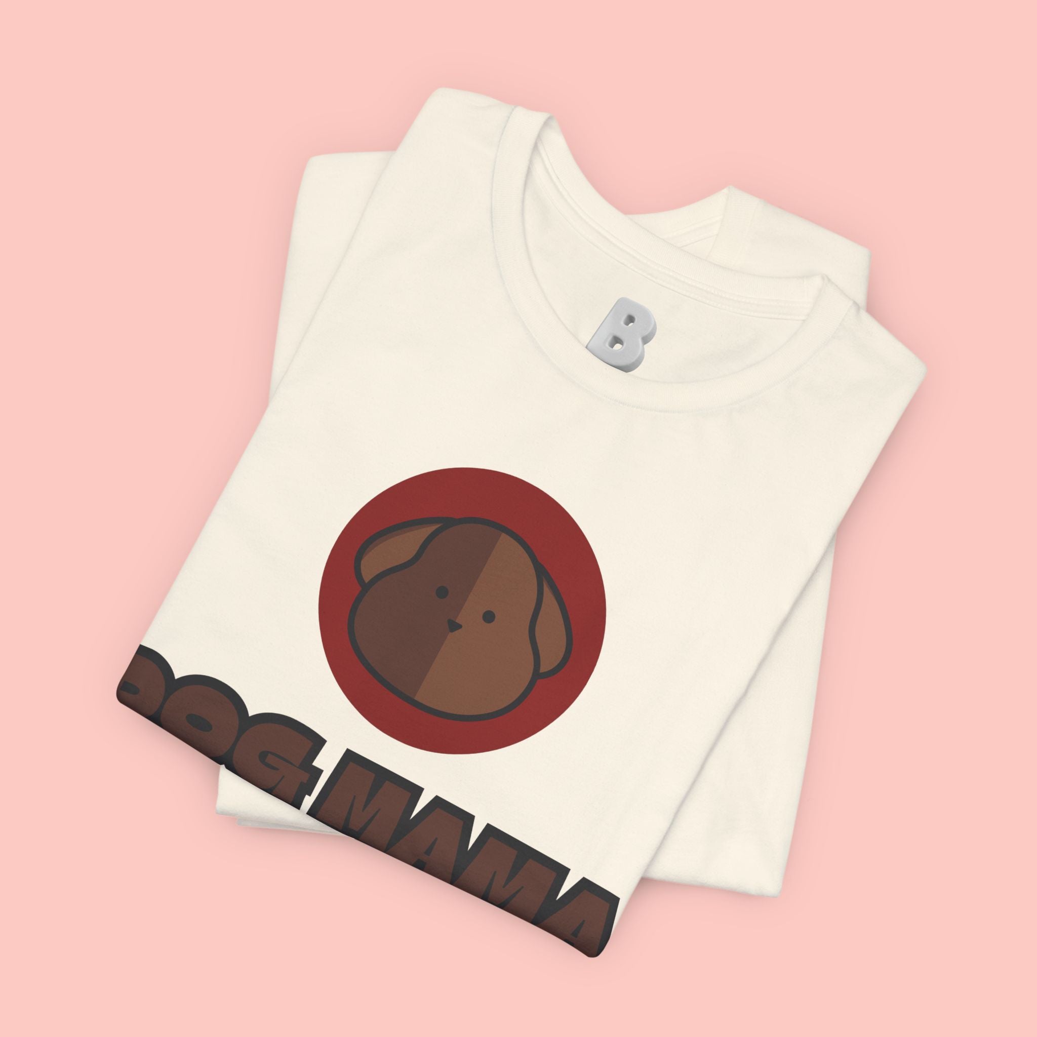 Dog Mama T-Shirt – Cute Brown Pup Graphic Tee