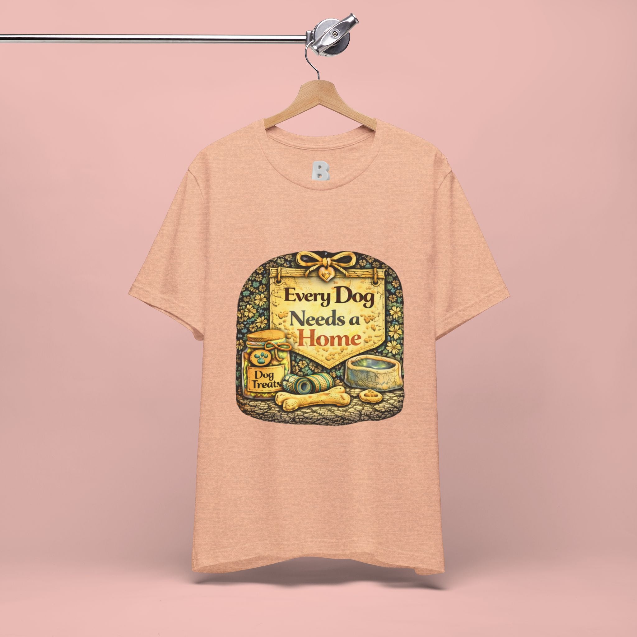 Dog Rescue Tee — "Every Dog Needs a Home" Shelter Support T-Shirt