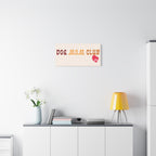 Dog Mom Club Canvas Wall Art — Matte Stretched 1.25"