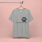 Two Paws, One Mom T-Shirt – Cute Dog Mom Paw Print Tee