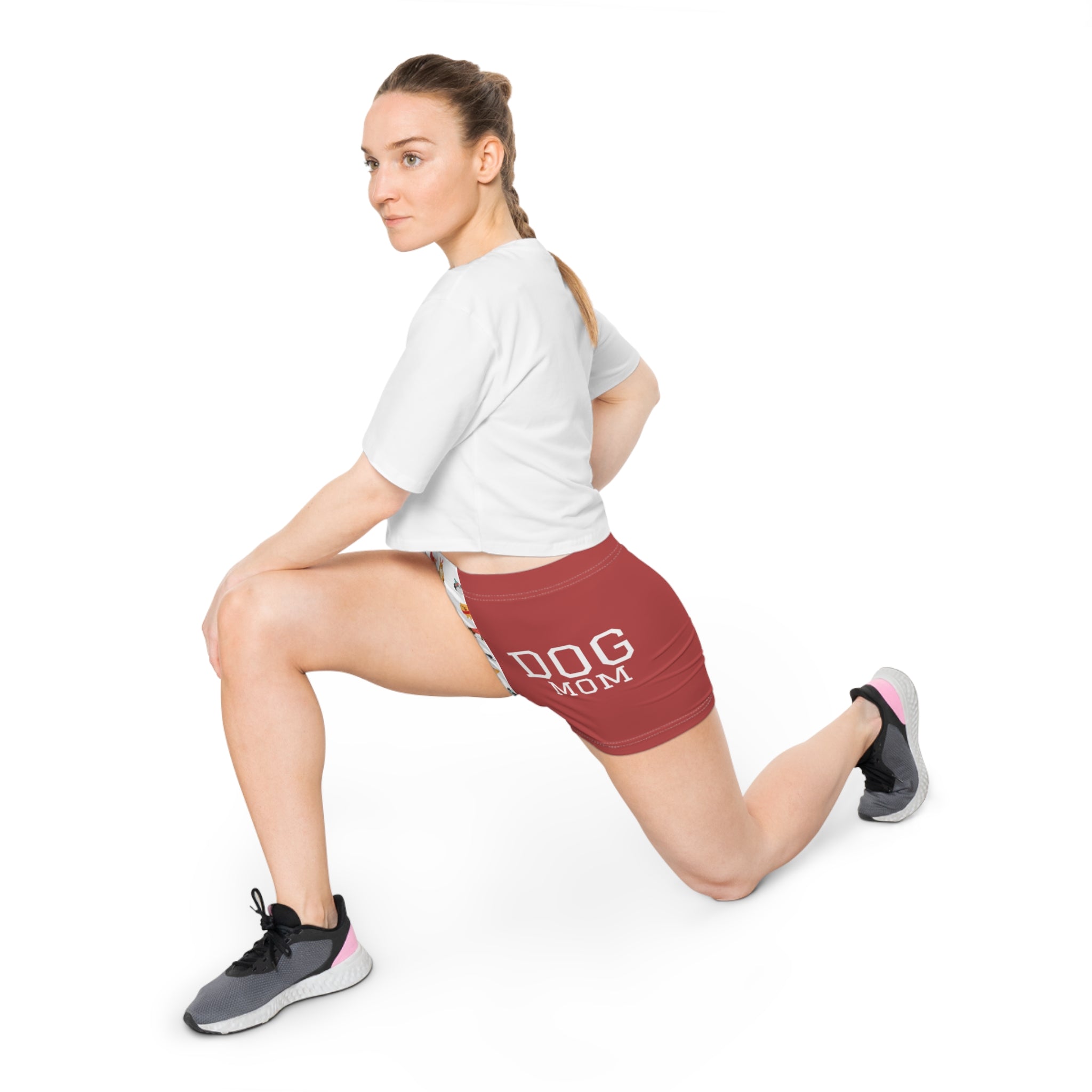 Dog Mom Shorts — Women's Dog Pattern Lounge Shorts