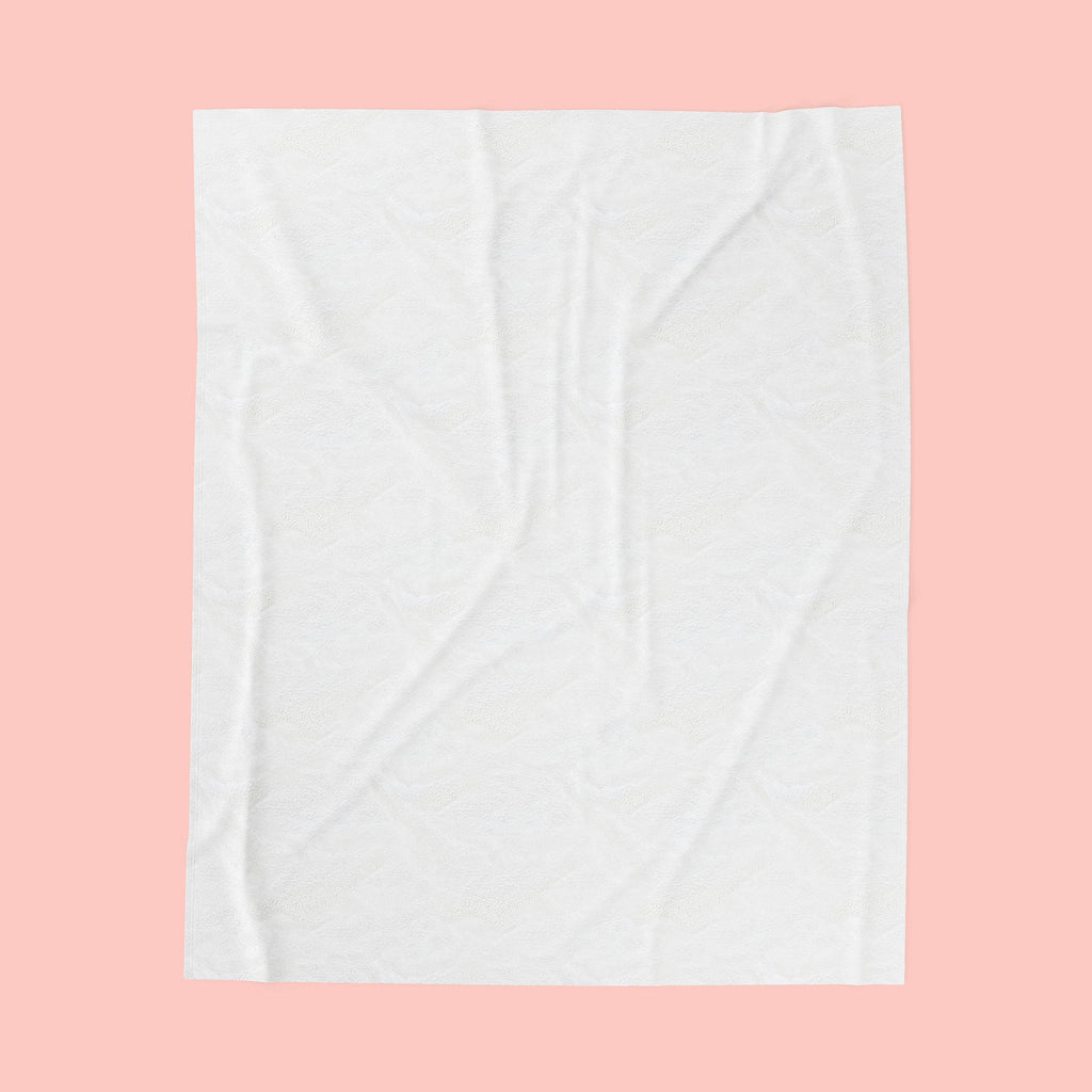 Paw Heart Velveteen Plush Blanket — Soft Cozy Pet Lover Throw