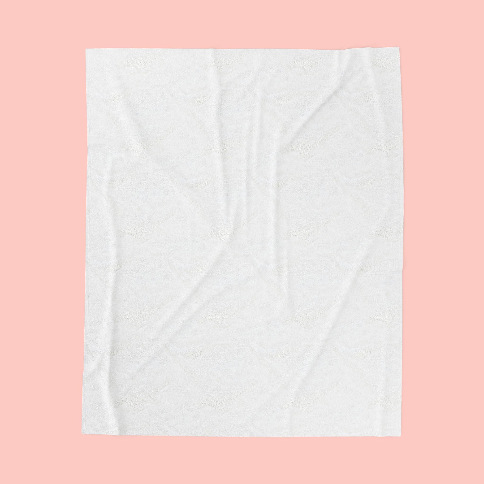 Paw Heart Velveteen Plush Blanket — Soft Cozy Pet Lover Throw