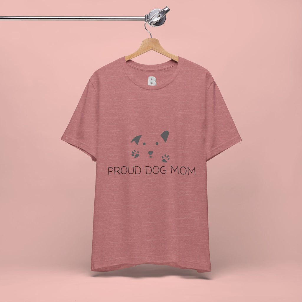 Proud Dog Mom T-Shirt — Cute Paw Print Dog Mom Tee