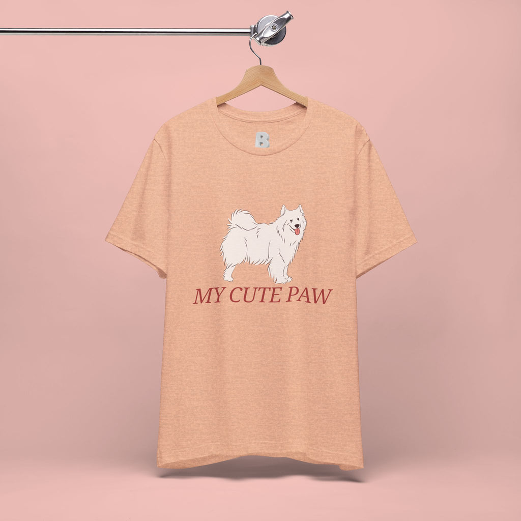 My Cute Paw Samoyed T‑Shirt — Cute Dog Graphic Tee for Pet Lovers