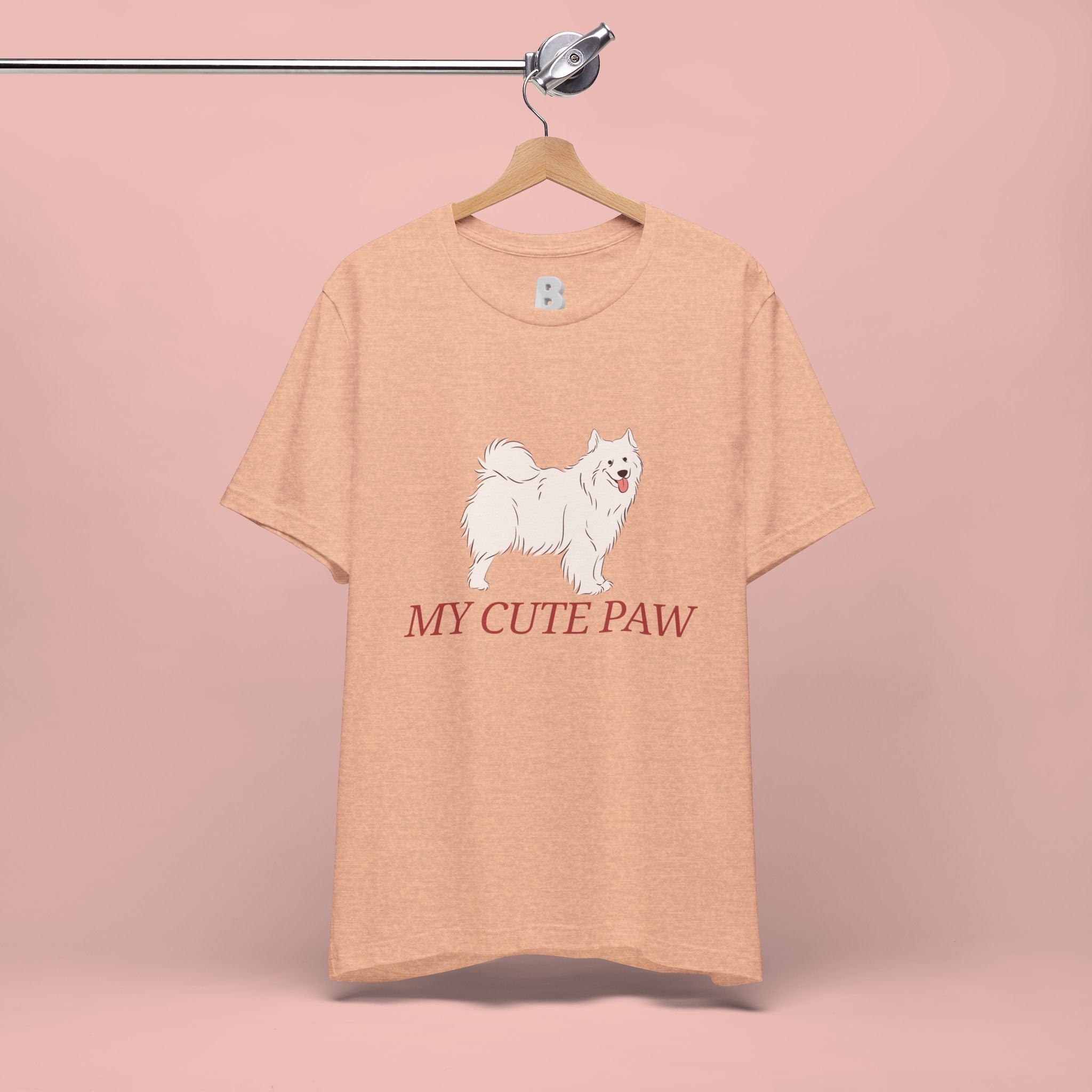 My Cute Paw Samoyed T‑Shirt — Cute Dog Graphic Tee for Pet Lovers