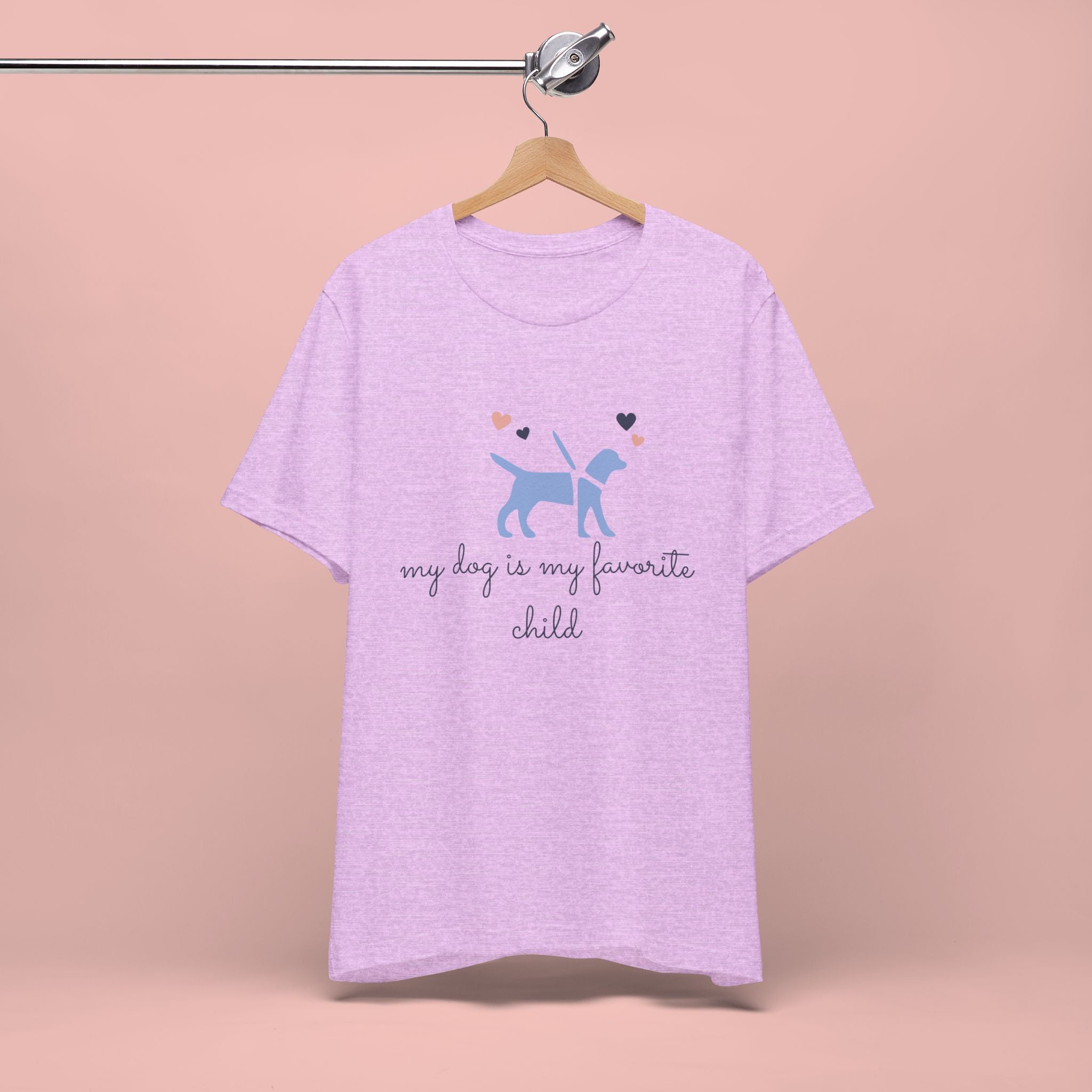 Dog Lover T‑Shirt — "My Dog Is My Favorite Child" Cute Puppy Graphic Tee