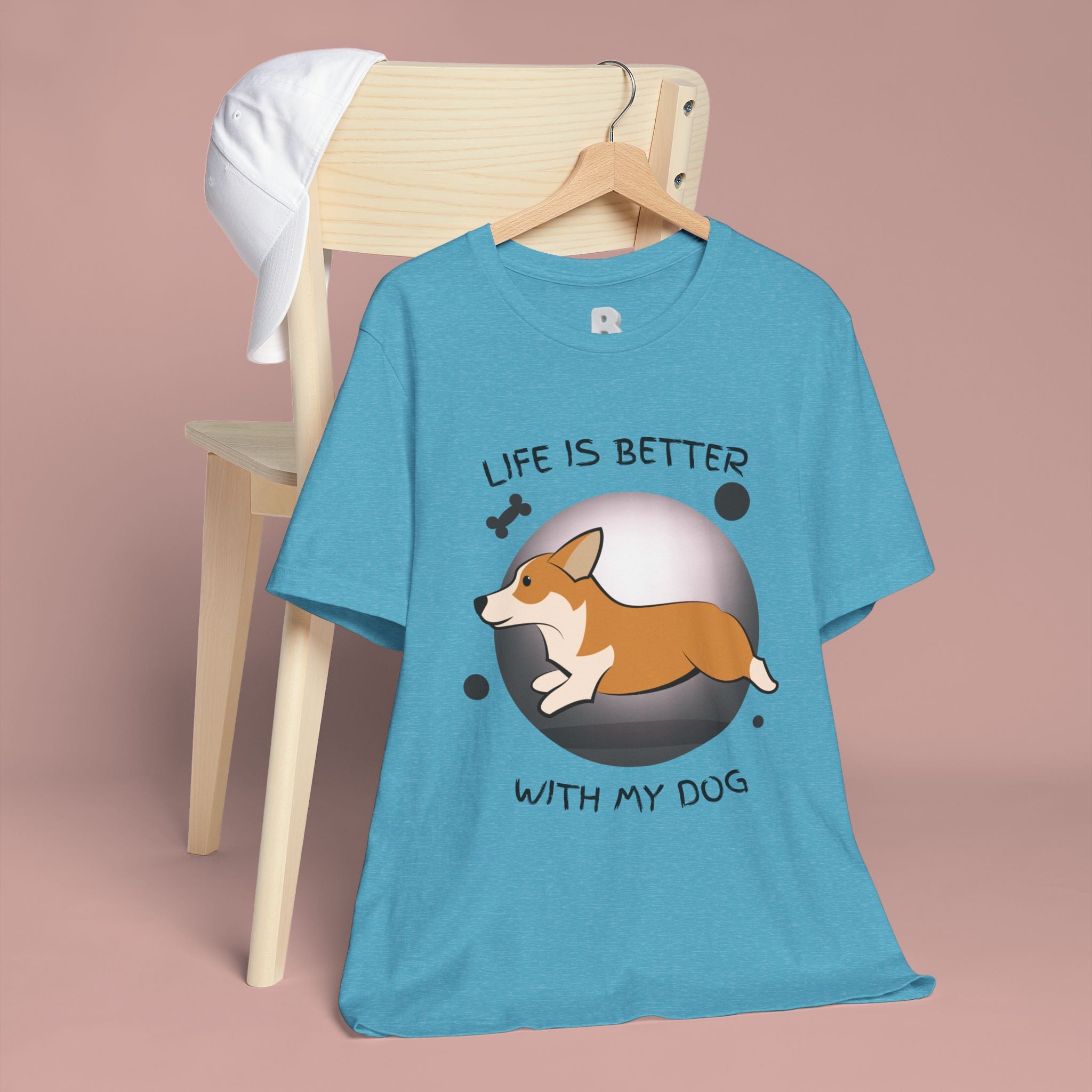 Life Is Better With My Dog Corgi T-Shirt