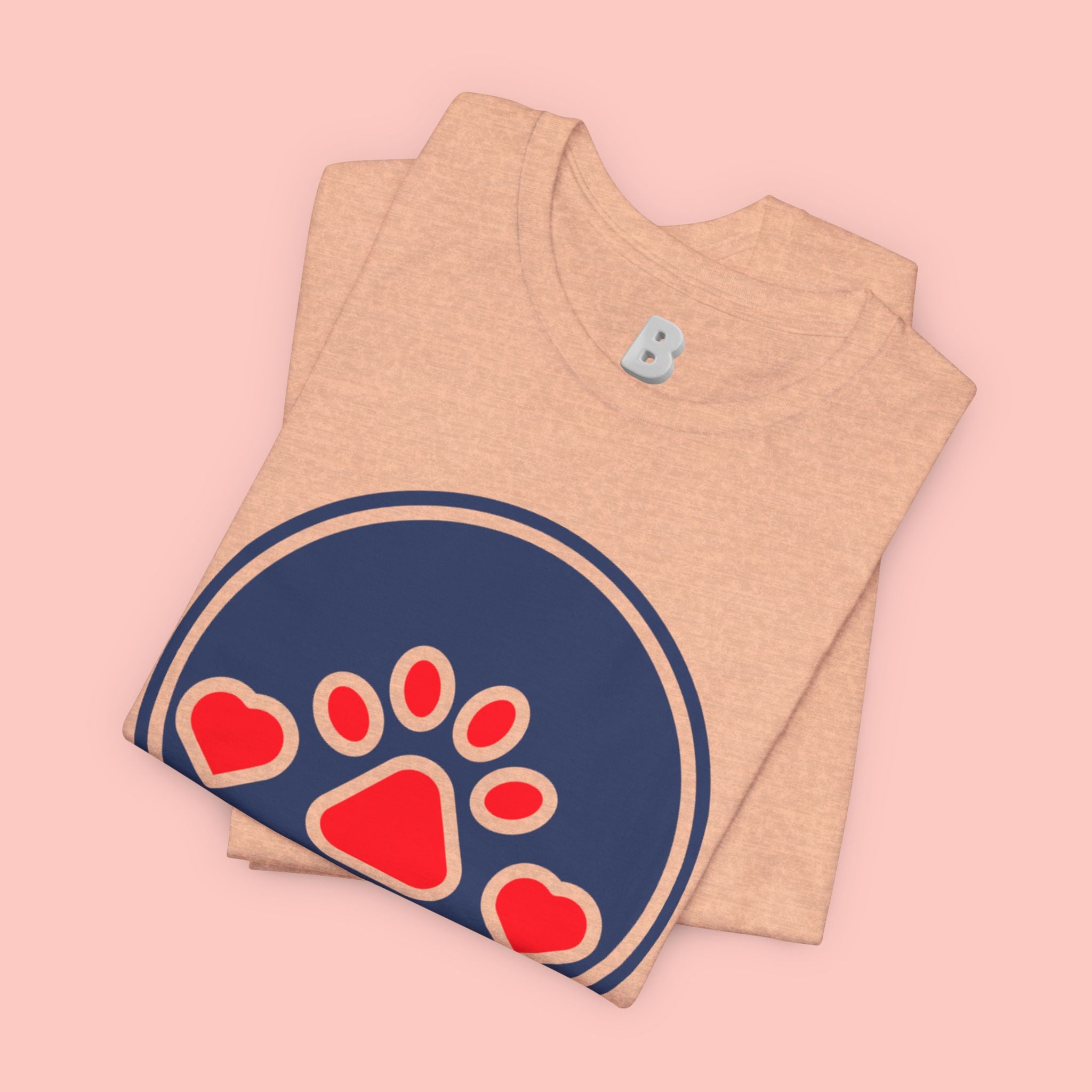 Dog Mama T-Shirt — Cute Paw & Heart Graphic Tee for Dog Lovers