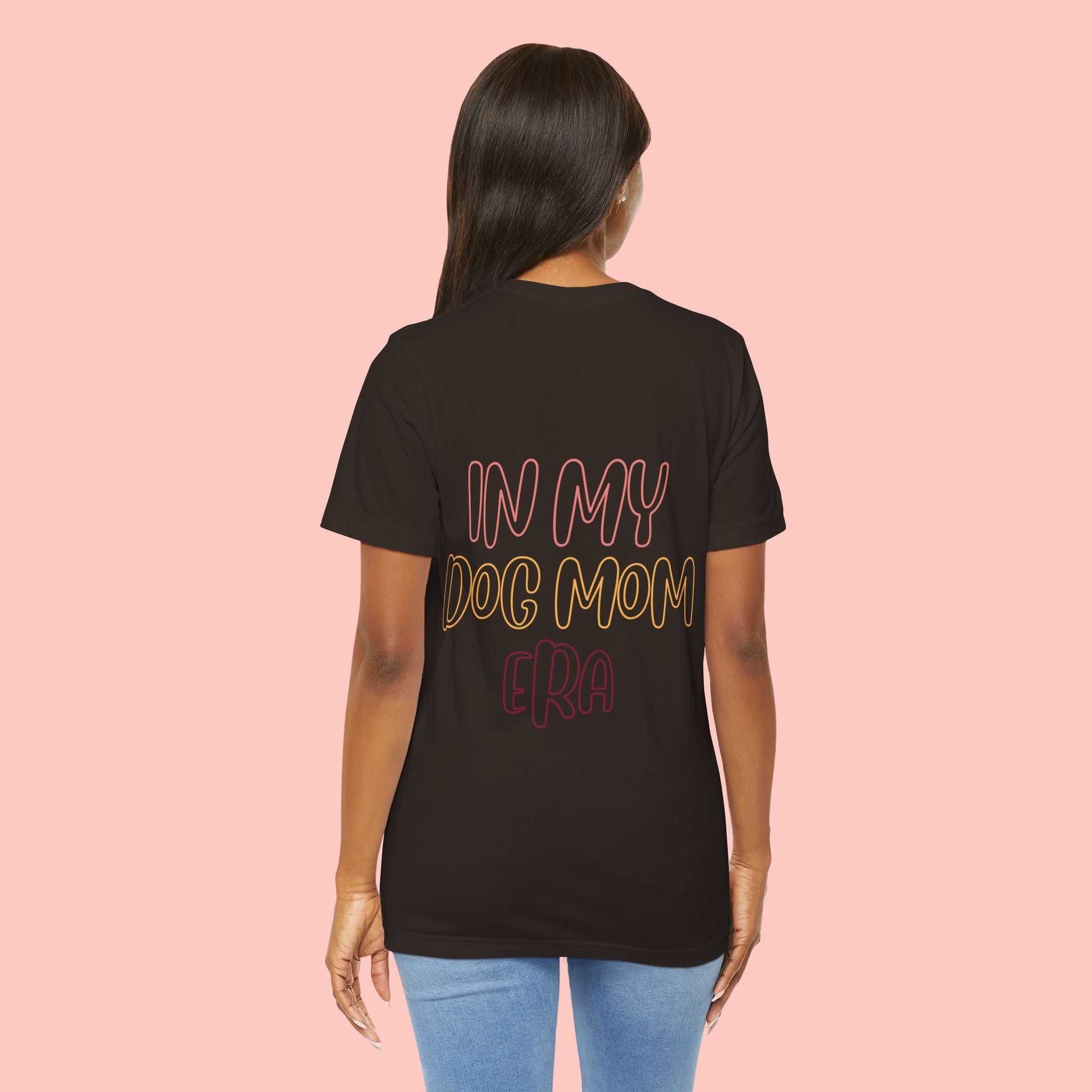 Dog Mom Tee — "In My Dog Mom Era" Cute Pastel Graphic T-Shirt