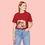 Dog Mom T-Shirt — Cute Floral Puppy Tee for Dog Lovers